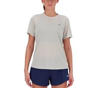 New Balance - Ropa trail running mujer - Athletics T-Shirt Ash Heather para Mujer - Talla M - Gris Gris M