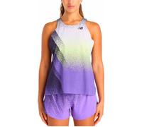 NEW BALANCE Camiseta de tirantes de running para mujer Race Day Ultra Light Printed lila | M
