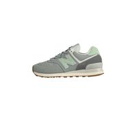 new balance Sandalias de dedo '574' gris oscuro / verde pastel / verde claro / blanco 37,5 EUR