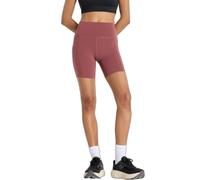 NEW BALANCE Sleek Pocket High Rise Short 6 In W - Mujer - Violeta / Rojo - talla L- modelo 2025