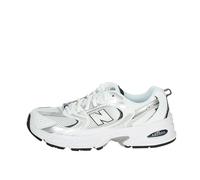 New Balance Niños 530 en Blanca/Azul/Gris, Synthetic, Talla 38