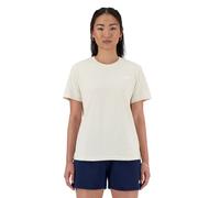New Balance Sport Essentials Jersey T-shirt Linen Talla: S | Tops Deportivos Outlet | Mujer | Blanco