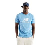 New Balance Sport Essentials Logo T Model MT41502 AG - Athletic Grey X-Large, Nbe - Analog Blue, M