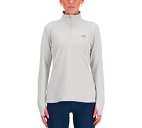 New Balance - Sport Essentials Space Dye Quarter Zip W Ash Heather para Mujer - Talla S - Gris Gris S