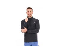 New Balance Sport Space Dye 1/2 zip vêtement running homme L Noir