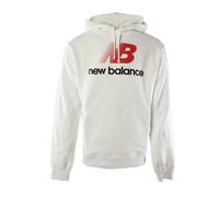 New Balance - Sudadera de Algodón Blanco para Hombre - Sweatshirts & Hoodies - Hombre - Blanco - L -