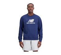 New Balance Sudadera Essentials Stacked Logo Hombre Azul XL
