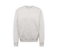 new balance Sudadera gris / blanco, Talla L