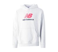 New Balance Athletics French Terry Logo Hoodie para Hombre Ash Heather L