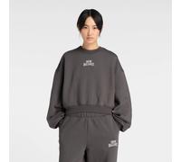 New Balance Trackside Fleece Crew S Gris