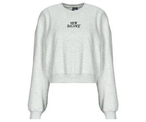 New Balance Sudaderas LINEAR HERITAGE FLEECE CREW in Gris EU S
