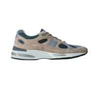 New Balance- Suede Mesh Panel Sneakers- Shoes- Hombre- Beige- 41 1/2 EU- Suede Mesh Panel Sneakers
