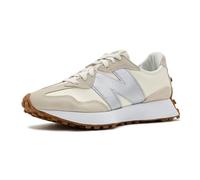 New Balance Tenis 327 para mujer, Angora/Plateado Metálico, 7