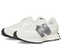 New Balance Tenis 327 para Mujer, Blanco/Castlerock, 41.5 EU