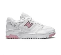 New Balance Tenis BBW550 para mujer, Blanco Rosa, 39 EU