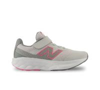 New Balance Tenis de correr 520 con para niños (niño pequeño), Gris Matter/Signal Pink, 13 Little Kid
