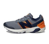 New Balance Tenis de correr con cordones 1440 V1 para niños, Titanio/Nb Navy/Sun Glow, 12.5 Little Kid