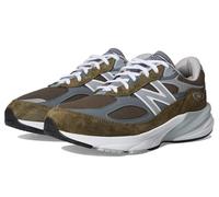 New Balance Tenis FuelCell 990 V6 para hombre, Verde oliva, 12.5 Wide Women/11 Men