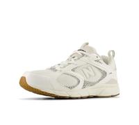 New Balance Tenis unisex para adultos 408, Sal marina/goma de mascar, 8 Wide Women/8 Men
