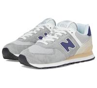 New Balance Tenis unisex para adultos 574 V2, Gris pizarra/nube de lluvia, 8 Wide Women/6.5 Men