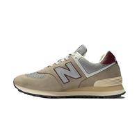 New Balance Tenis Unisex para Adultos 574 V2, Piedra árida/borgoña monarca, 13.5 Women/12 Men