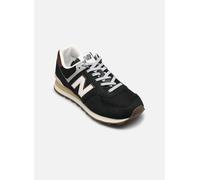 New Balance Unisex-Adulto 574 V2 Unisex, Marrón/Plata Oscuro Metálico, 10.5 Women/9 Men