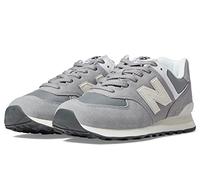 New Balance Unisex 574 V2 Lace-Up Sneaker, Grey/Off White, 5 US Men