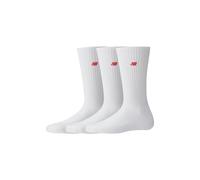 New Balance Unisex Nb Patch Logo Crew 3 Pairs White Talla: S | Calcetines Deportivos Outlet | Unisex | Blanco
