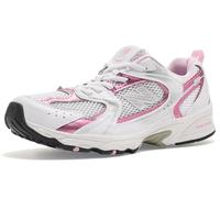 New Balance Unisex Niño 530 Bungee (niño pequeño), Blanco/Rosa Azúcar, 13 Little Kid