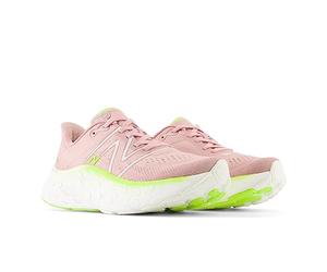 New Balance Women's Fresh Foam X More V4 Running Shoe, Pink Moon/Sea Salt, 10.5