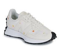 New Balance Mujer 327 en Blanca/Naranja/Beige, Suede/Mesh, Talla 36
