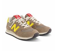 NEW BALANCE Zapatillas 574. Color Gris/Amarillo