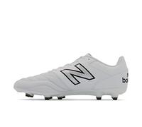 New Balance Zapatillas de fútbol para hombre 442 V2 Team Fg, Blanco/Negro, 45 EU