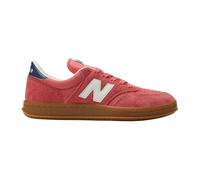 New Balance- Zapatillas de Gamuza Rojas Estilo T500- Shoes- Hombre- Rojo- 44 EU- Zapatillas de Gamuza Rojas Estilo T500