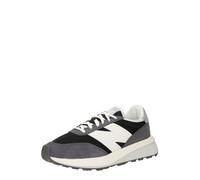 New Balance Unisex 370 en Gris/Blanca, Suede/Mesh, Talla 39.5