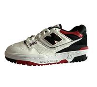 New Balance - Zapatillas Scarpa Lifestyle - Unisex - Leather/Suede - White/Red en Cuero, Blanco-Rojo (5)