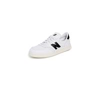 New Balance Zapatillas T500, Blanco/Negro, 11 Women/9.5 Men