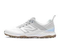 New Balance Zapato de Golf Fresh Foam Contend V2 para Mujer, Blanco/Gris, 7 Wide
