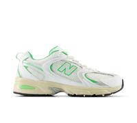New Balance Zapatos para caminar 530 para hombre, Blanco puro/hoja de palma, 7