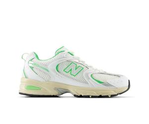 New Balance Zapatos para caminar 530 para hombre, Blanco puro/hoja de palma, 7