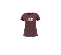 New Basic T Wmn para Mujer, Talla S, Color Deep Maroon