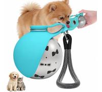 New Bebedero Perro Portatil Bola,Botella de Agua para Perros Plegable,2 in1 Botella Perros,Agua para Perros con Cuenco Plegable para Llevar para Senderismo, Camping, Actividades al Aire Libre,285 ml