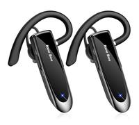 New Bee Auriculares Manos Libres, Auricular Bluetooth Inalámbrico Negocio con Micrófono Auricular para iPhone, Samsung, Huawei, Xiaomi, HTC, LG, Sony, PC 60 Días en Espera