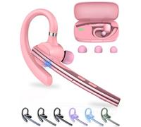 New Bee Auriculares Manos Libres Oreja Bluetooth con Doble Micrófono ENC Cancelación, Bluetooth V5.1 Auriculares Inalambricos Conexión de 2 Dispositivos 12hrs Talk Conducir/Oficina