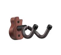 New Bee Soporte Guitarra Pared, Colgador Guitarra Pared con Gancho en U y Base de ABS, Ahorro de Espacio Colgador Guitarra Apto para Guitarra, Ukulele, Bajo y Varios Instrumentos de Cuerda