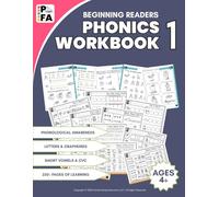 New Beginning Readers Phonics Workbook: Phonics and Alphabet Practice, Phonics for Preschoolers, Phonics Workbook for Pre K, Phonemic Awareness ... Kindergarten & First Grade (Phonics for All™)