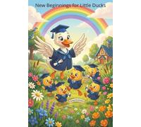New Beginnings for Little Ducks: Graduation Bachelors Degree cute baby duck journal college ruled gift for her women. In a beautiful flower field, a ... a navy graduation gown and cap is encouraging