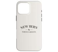 New Bern Carolina del Norte | Impresión gráfica de New Bern NC | Carcasa para iPhone 16 Pro MAX