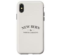 New Bern Carolina del Norte | Impresión gráfica de New Bern NC | Carcasa para iPhone X/XS