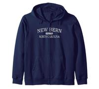 New Bern Carolina del Norte - New Bern NC Sudadera con Capucha